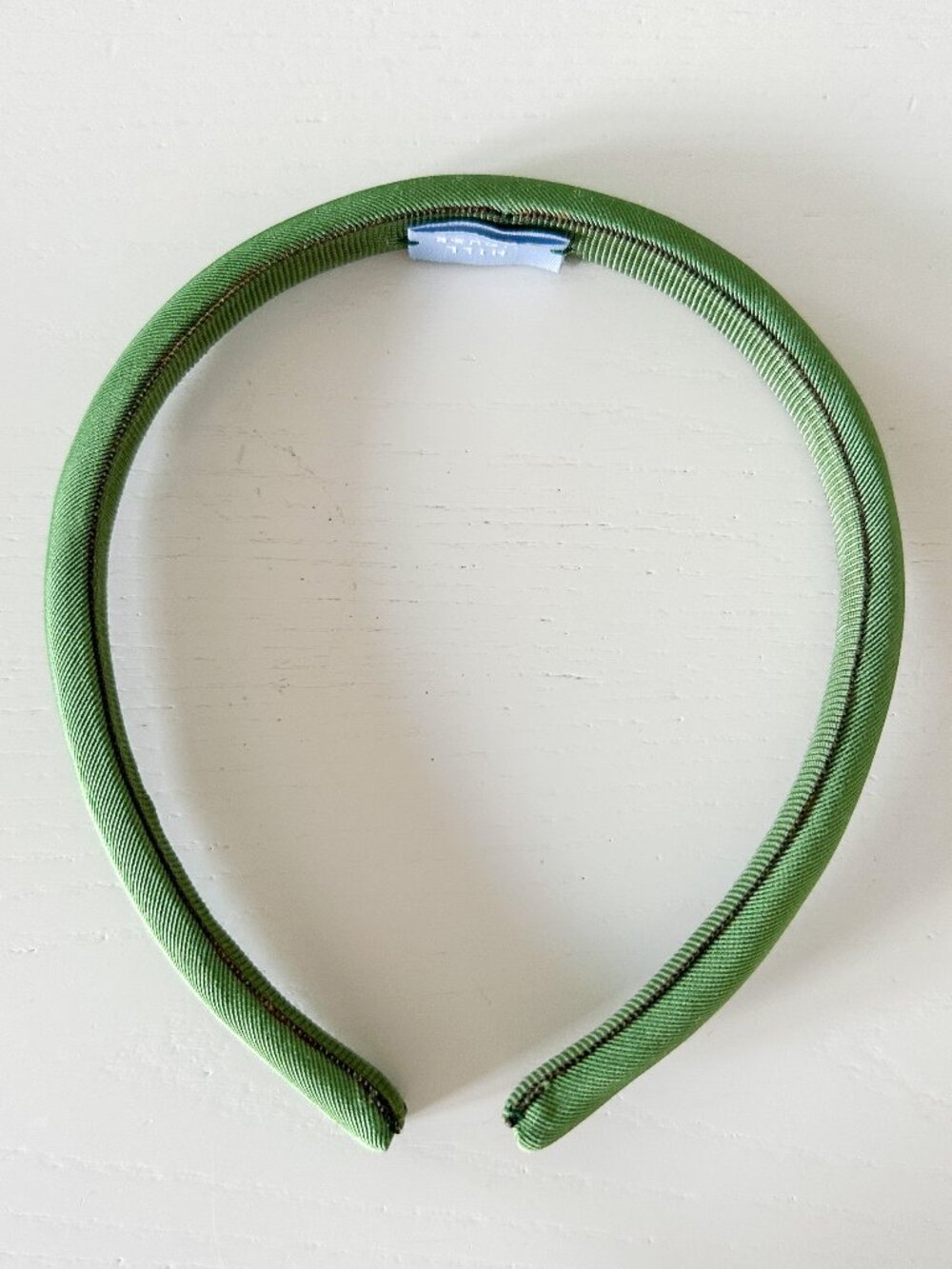 Hill House Kelly Green Grosgrain Ribbon Thin Headband - Never Worn